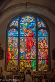 <center>Trans-en-Provence : église Saint-Victor.</center>La « Descente aux Enfers » de Jésus pour sauver les Justes de l’Ancien Testament, de Didron, 1879. Au centre, Moïse tenant les dix commandements., le roi David avec sa lyre et Noé avec l'arche. A droite, st Jean-Baptiste et ste Marie-Madeleine.