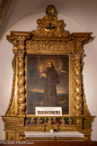 <center>La chapelle Sainte Roseline.</center>Retable Saint-Antoine-de-Padoue.
Huile sur toile, bois polychrome et doré.
XVIIe s.