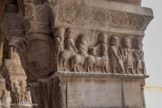 <center>Cathédrale Sainte-Eulalie-et-Sainte-Julie d'Elne</center>Scène des trois chevaliers.