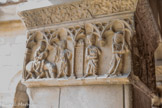 <center>Cathédrale Sainte-Eulalie-et-Sainte-Julie d'Elne</center>La Fuite en Égypte, la Présentation au Temple
