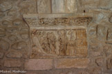 <center>Cathédrale Sainte-Eulalie-et-Sainte-Julie d'Elne</center>Jésus-Christ dans les Limbes, avec les damnés dans la gueule du Léviathan.