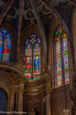 <center>Notre-Dame de la Réal.</center>Saint Julien et Ste ? Vitraux de Rivière et Charlemagne, Toulouse, 1862.