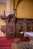 <center>Saint-Jean-en-Royans.</center>Eglise Saint-Jean. La chaire à prêcher en noyer, 1864.