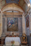 <center>L’église Sainte Marie </center>Côté gauche. Autel de Saint François d’Assise.