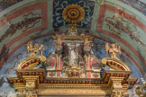 <center>L’église Sainte Marie </center>Autel du Mystère du Rosaire.