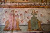 <center>Chapelle des Pénitents blanc</center>Estenancia », Abstinence, avec un collier et une discipline ( petit fouet pour l'auto-flagellation), « Pietat », Piété, avec les mains jointes,
