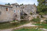 <center>Bourg-Saint-Andéol. </center> Les sources de la Tourne. « Le Petit Goul » ou goul de la tannerie,