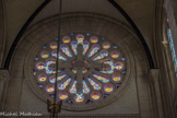 <center>Notre-Dame-de-la-Croix de Ménilmontant </center>L'une des deux roses du transept.