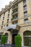 <center>Avenue George V. </center> Hôtel le Fouqet's. Schoebel-Amrein, architectes. Viguie-Verdier, constructeur. 1988.