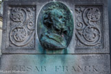 <center>Le cimetière du Montparnasse. </center> César FRANCK
1822-1890
Compositeur et organiste d’origine belge, naturalisé français. Médaillon d'Auguste Rodin