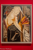 <center>Paul Poiret, la mode est une fête</center>Natalia Gontcharova
1881-1962
L’Espagnole à l'éventail, vers 1920
Huile sur toile
Centre Pompidou.
Achat, 1951.