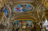 <center>Le grand foyer. </center> et de Delaunay du côté est (le Zodiaque, Apollon recevant la Lyre, Orphée et Eurydice, Amphion).