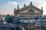 <center>L'opéra Garnier. </center>Vu de la terrasse des Galeries Lafayette.