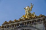 <center>L'opéra Garnier. </center>La Poésie par Charles Gumery (1827–1871), groupe en bronze doré.