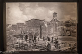 <center>DANS LA VIEILLE VILLE DE GAZA, L’ÉGLISE SAINT-PORPHYRE</center>DE RITE GREC ORTHODOXE, SIÈGE DE LA PAROISSE GRECQUE Photographie du père Savignac, 1922
Négatif sur verre, 11 x 15 cm
Tirage moderne
