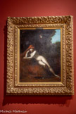 <center>La Source</center>1881
Huile sur toile
Cette variante du tableau du Salon de 1881, qui évoque également une des Naïades de 1877, a été réalisée pour la collection de Mathilde Charras. Dans la mythologie gréco-romaine, des nymphes étaient associées aux sources. S’ils s’inspirent des poésies bucoliques de la littérature antique, les paysages idylliques de Henner sont ceux de sa région natale.
Donation Marie Henner