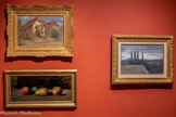 <center>Musée J.J. Henner</center>Many Benner, La maison natale de Jean-Jacques Henner à Bernwiller, 1919, Huile sur bois.