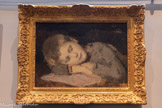 <center>L'atelier de  J.J. Henner</center>Paul Henner endormi 1865 Huile sur bois