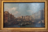 <center>Le salon des peintures</center>Le pont du Rialto
Antonio Canal, dit CANALETTO
(1697-1768)
Huile sur toile Vers 1740