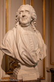 <center>Le grand salon</center>Buste de René-Charles de Maupeou, chancelier de France
Jean-Baptiste LEMOYNE (1704-1778)
Marbre
1768