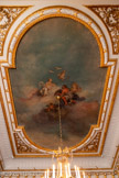 <center>Le salon des tapisseries</center>Plafond : Vulcain présentant à Vénus les armes d’Enée France
Toile marouflée, peinte
XIXe siècle