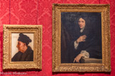<center>La bibliothèque</center>Portrait de profil de vieil homme de Quentin Metsys, 1513, huile sur papier. <br>
Portrait d’homme
Philippe de CHAMPAIGNE
(1602-1674)
Huile sur toile. 1654.