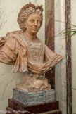 <center>Le jardin d'hiver</center>Buste de la Comtesse A.F. Diana Tenderini.
Toscane, Carrare ?
Marbre. Fin du XVIIe siècle