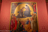 <center>La salle vénitienne </center>Le couronnement de la Vierge. Neri DI BICCI (1419-1492)
Tempera sur bois à fond d’or. 1461