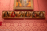 <center>La salle vénitienne </center>Saint Louis d’Anjou, saint Jérôme et saint Pierre, Saint Paul, saint Augustin et saint Bruno .
Carlo CRIVELLI (vers 1430/1435-1494/1495)
Huile sur bois 1493