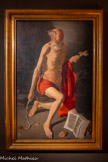 <center>Georges de La Tour Entre ombre et lumière</center>GEORGES DE LA TOUR (1593-1652)
Saint Jérôme pénitent, dit Saint Jérôme à l'auréole
Vers 1630 Huile sur toile