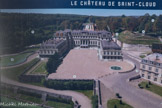 <center>Le domaine de Saint-Cloud</center>1. Cour d’honneur du château. 2. Rampe d’accès. 3. Vestiges de la passerelle suspendue. 4. Point de vue de Montretout. 5. Jardin anglais du Trocadéro. 6. Pavillon de Valois. 7 .Grande perspective est-ouest. 8. Bassin du Fer à Cheval. 9. Petit-Parc. 10. Bassin des Carpes