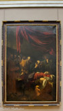 <center>La Mort de la Vierge. 1601-1605/1606.</center> Michelangelo Merisi, dit CARAVAGE (CARAVAGGIO). Commandé en 1601 pour l'église Santa Maria della Scala in Trastevere de Rome, ce tableau n'a dû être achevé qu'en 1605/1606. Refusé par les moines de l'église, il fut remplacé par une œuvre de même sujet peinte par Carlo Saraceni.