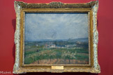 <center>Paysage à Pontoise, 1877.</center>Camille PISSARRO. Saibt-Thomas (Antilles danoises) 1830 - Paris 1903.