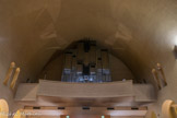 <center>L’église Sainte Jeanne de Chantal </center>Les orgues.