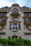 <center></center>Immeuble de style Art nouveau à la riche décoration.