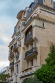 <center></center>Immeuble de style Art nouveau à la riche décoration.