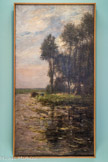 <center>Musée Marmottan Monet.</center> PIET MONDRIAN.
1872-1944.
MOULIN À VENT PRÈS DE GRANDS ARBRES Vers 1906-1907 Huile sur toile