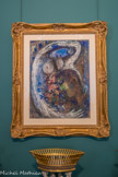<center>Musée Marmottan Monet.</center> MARC CHAGALL 1887-1985
FIANCÉE AU VISAGE BLEU 1956
Gouache et pastel.