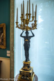 <center>Musée Marmottan Monet.</center> CLAUDE-FRANÇOIS RABIAT 1756-1815
PAIRE DE CANDÉLABRES Époque Empire Bronze noir et doré