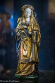 <center>Musée Marmottan Monet.</center> ECOLE DE MALINES LA VIERGE ET L'ENFANT JESUS 
Bois sculpté et peint