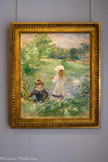 <center>Musée Marmottan Monet.</center> Berthe Morisot. AU BORD DU LAC
1883 Huile sur toile