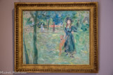 <center>Musée Marmottan Monet.</center> Berthe Morisot. BOIS DE BOULOGNE
1893
Huile sur toile