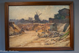 <center>Musée de Montmartre</center>ALFRED RENAUDIN (1866 - 1944)
Maison de Félix Ziem et moulin, vers 1910
Huile sur toile
Musée de Montmartre, collection Le Vieux Montmartre