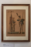 <center>Musée de Montmartre</center>LE MARCHAND DE COCO
Anonyme, non daté. Lithographie.
Musée de Montmartre, collection Le Vieux Montmartre
De la fin du XVIIIe siècle jusqu’au XXe siècle, les marchands de coco, munis de leurs fontaines ambulantes en tôle peinte sur le dos et de quelques gobelets à la ceinture, vendaient dans la rue le coco, une boisson fraîche qui résultait de la macération de bitons de réglisse dans de l’eau citronnée. Le son de leurs clochettes accompagné de leur chant « A la fraîche ! A la fraîche ! » annonçait leur arrivée.
