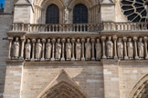 <center>Notre-Dame-de-Paris</center>28 statues représentent les rois de Juda et d'Israël.