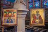 <center>Chapelle des chrétiens d'Orient</center>Icônes des saints fondateurs des Églises d'Orient 
Dépôt de L'Œuvre d'Orient, 2025. Les huit icônes de cette chapelle représentent les saints fondateurs associés aux berceaux historiques du christianisme oriental. Véritables « fenêtres ouvertes sur l'éternité », ces icônes incarnent la profondeur spirituelle et culturelle des diverses Églises d'Orient. <br> saint Frumence l’Illuminateur du royaume d’Aksum (par Anne Nicolas et Sonya Basmadjian, 2025) pour les Églises guèzes : Églises en Ethiopie et en Erythrée. <br> saint Marc (par Véronique Vié , 2025) pour le siège patriarcal d’Alexandrie et les Églises coptes.