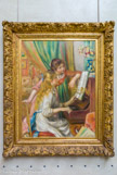 <center></center>Pierre-Auguste Renoir
Limoges 1841 - Cagnes-sur-Mer 1919
Jeunes filles au piano. 1892
Acquis en 1892