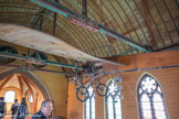 <center>Musée des Arts et Métiers.</center> La nef est composée d’un vaisseau unique. Repeinte au XIXe siècle, elle date du milieu du XIIIe siècle et est couverte d’une voûte en berceau en bois.