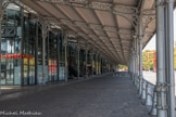 <center>Parc de la Villette </center>La grande halle de La Villette, qui abritait les abattoirs.