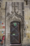<center>L'église des Dominicains. </center> Porte du cloitre de style gothique flamboyant